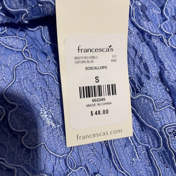 Francesca’s dress. Size small. Periwinkle. - Picture 5 of 7